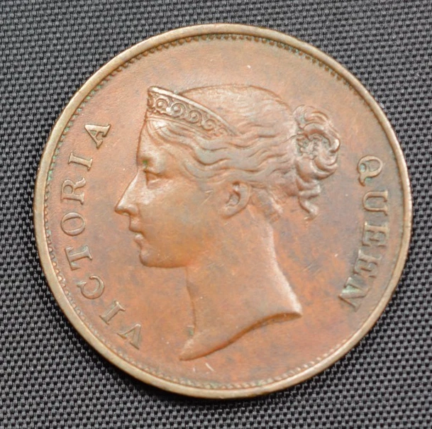 NGC-AU53BN 海峡植民地 ヴィクトリア 1/2Cent 1845 Copper 1845 Year Asian Coins for sale | eBay