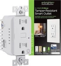 Jasco 14315 Z-Wave Plus Smart Tamper-Resistant Receptacle 500SWB