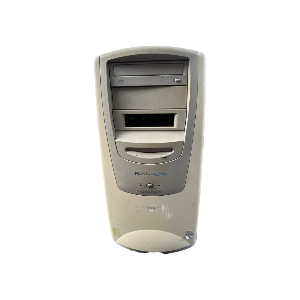 Computadora de escritorio HP Pavilion 8160 Intel Pentium MMX 233 MHz de colección Foto 2 de 4