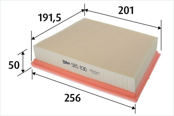 Valeo 585830 Luftfilter FüR Jaguar Land Rover-image