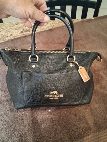 Coach Leather Emma Satchel - Gem