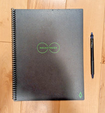 ROCKETBOOK Core Smart Notebook Letter Black Dot Grid w/ Pen READ DESCRIPTION