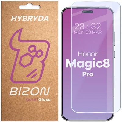 Schutzglas für Honor Magic8 Pro Bizon Displayschutzglas Hybridglas Handyglas