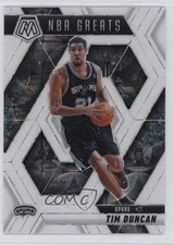 2024-25 Panini Mosaic NBA Greats White Prizm 7/25 Tim Duncan #291 HOF q2w