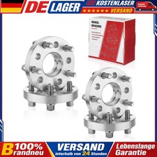 Spurverbreiterung Set 57.1mm 5x100 für VW Golf 15mm 20mm M14x1.5 Silber