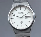 Vintage 1981 Exc+5 Seiko King Twin Quartz 9223-8000 Kanji Snow Flake Men's Watch