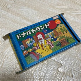 Donald Land w/box Instruction Nintendo Famicom FC Cartridge Tested Japan Retro