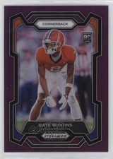 2024 Panini Prizm Draft Picks Purple 20/75 Nate Wiggins #115 Rookie RC 13c5