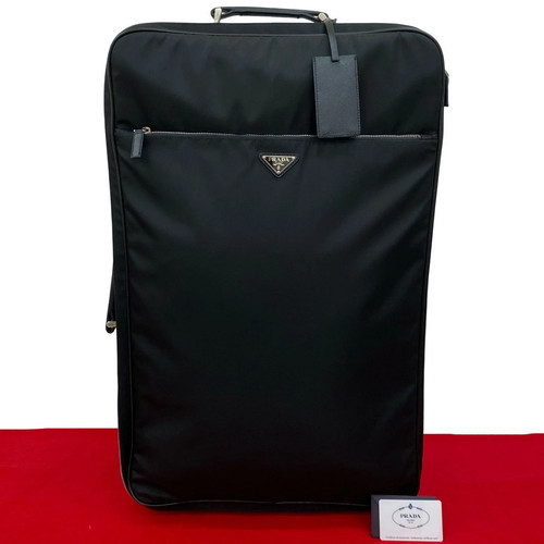 Prada Saffiano Travel Carry Bag Suitcase Nylon 68x43x23cm pre-owned