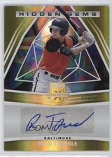 2022 Panini Elite Extra Edition Hidden Gems Gold 8/10 Reed Trimble Auto 0rd2