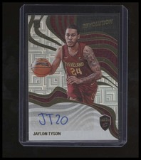 Jaylon Tyson Rookie RC Auto Revolution Panini 2024-25 #RS-YLO #/25