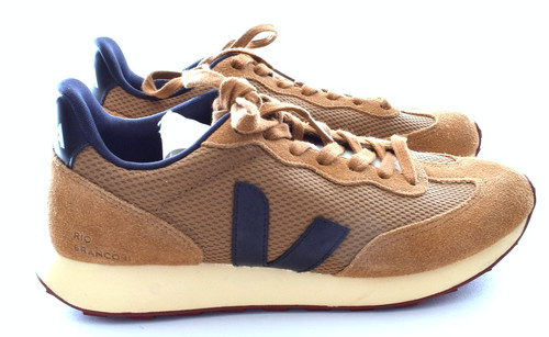 VEJA Rio Branco Alveomes Sneakers Brown / Black Sz US Men 8 (Women 10) Mint Cond