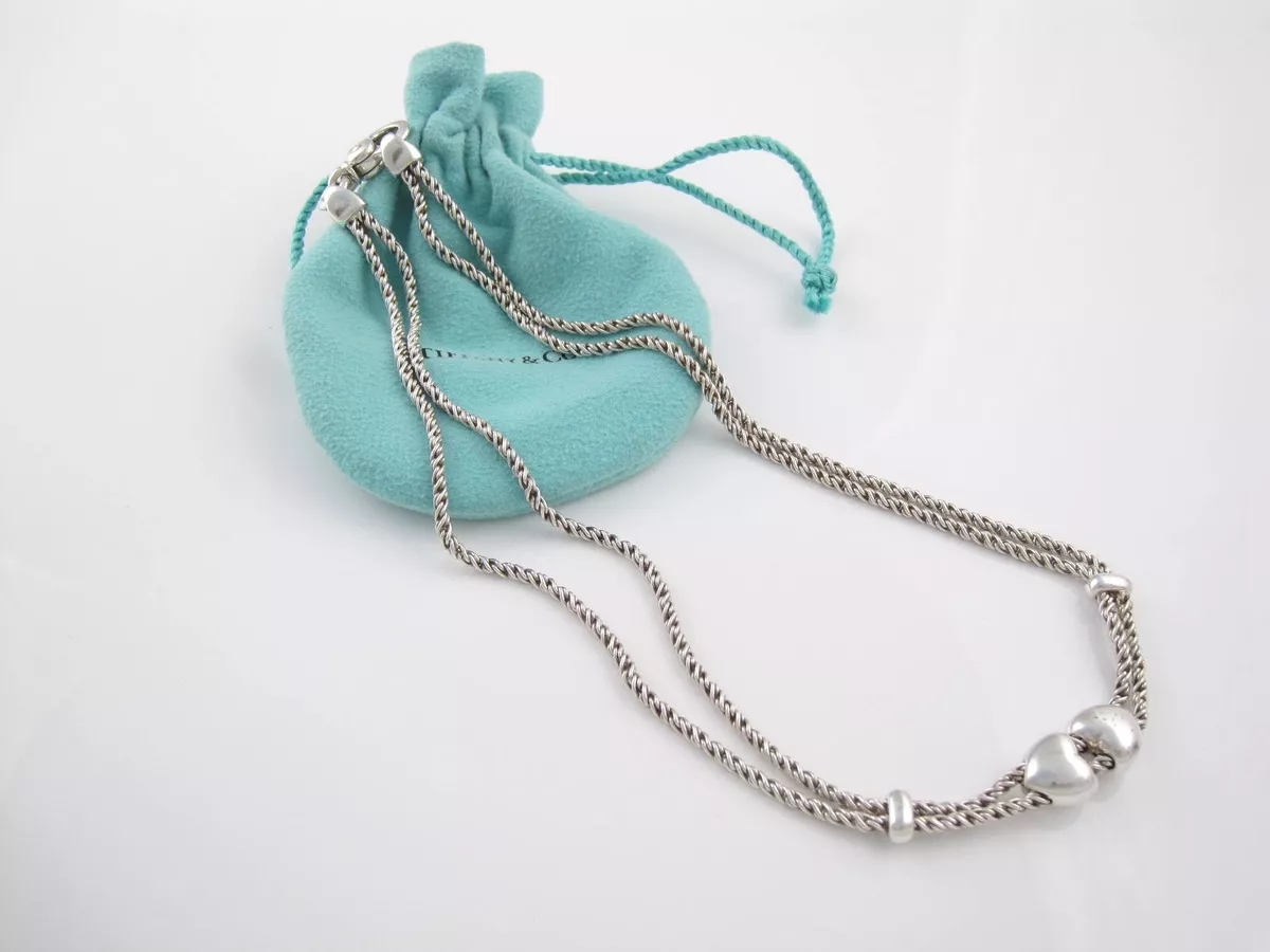 Tiffany necklace store two hearts