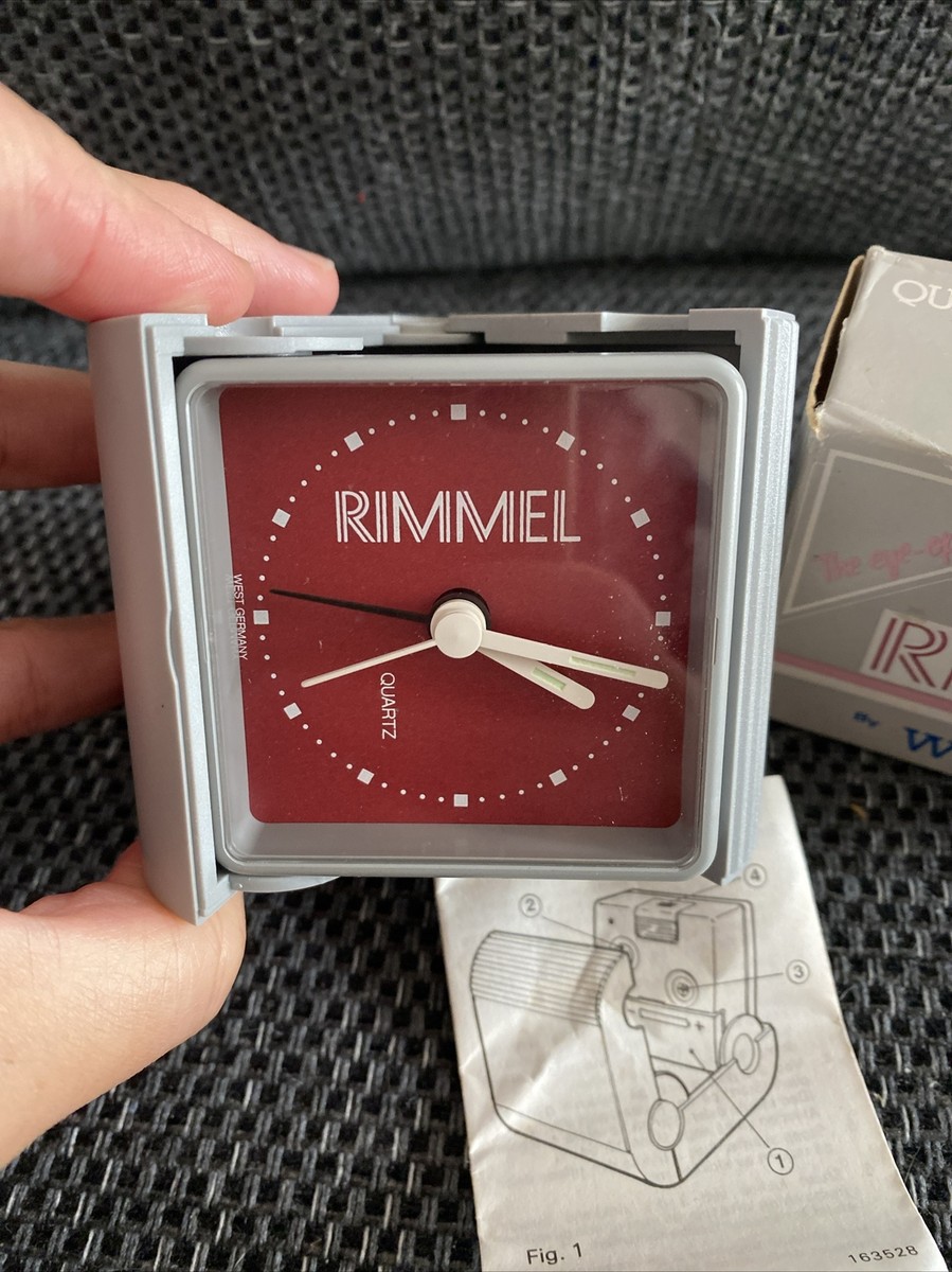 Réveil De Voyage Westclox Rimmel Quartz Vintage Années 70/80 - Neuf Sans Boîte