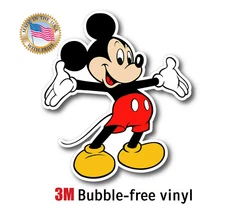 MICKEY MOUSE KIDS CARTOON DECAL STICKER 3M USA CAR TRUCK VEHICLE WINDOW WALL