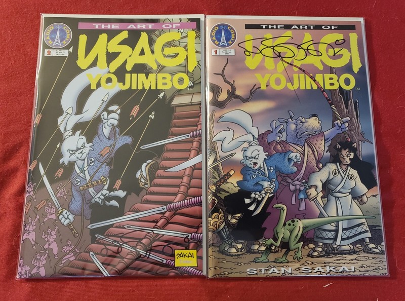Radio Comix The Art Of Usagi Yojimbo #1-2 Signed Stan Sakai