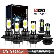 Para for Hyundai Santa Fe 2007-2009 faro LED de haz alto / bajo luces antiniebla