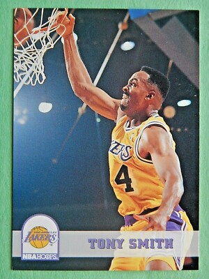 Tony Smith #108 NBA Hoops 1993 Basketball Card (Los Angeles Lakers