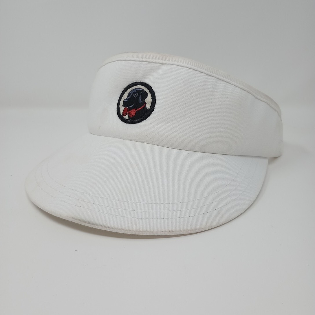 Southern Proper Dog Logo Adjustable White Sport Cap Visor  