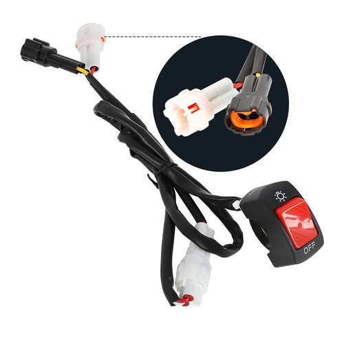 Plug & Play LED Light Bar Headlight Kit w/ Rectifier For Kawasaki KLX110 2002-09 - Picture 10 of 12