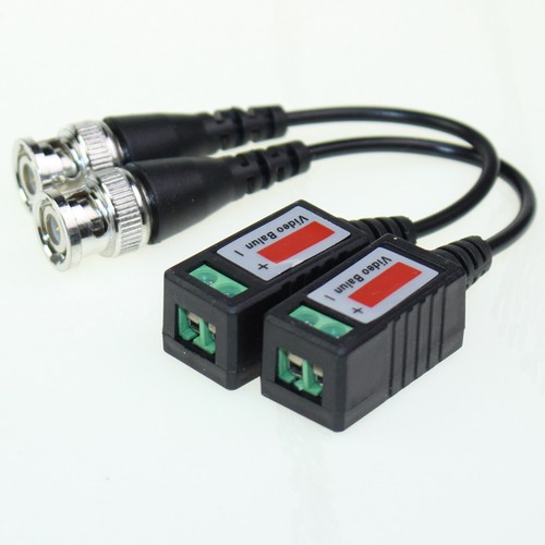 100Pairs Coax CAT5 Camera CCTV BNC Video Balun Cable Transceiver Passive New - Picture 2 of 6