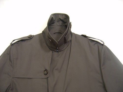 Roundtree & Yorke Mens Remove 3 in 1 Jacket Pea Coat Water Resistant Gray L $295 - Picture 9 of 12