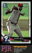 2018 Bowman Mega Box #BCP87 McKenzie Mills Phillies  Chrome Prospects
