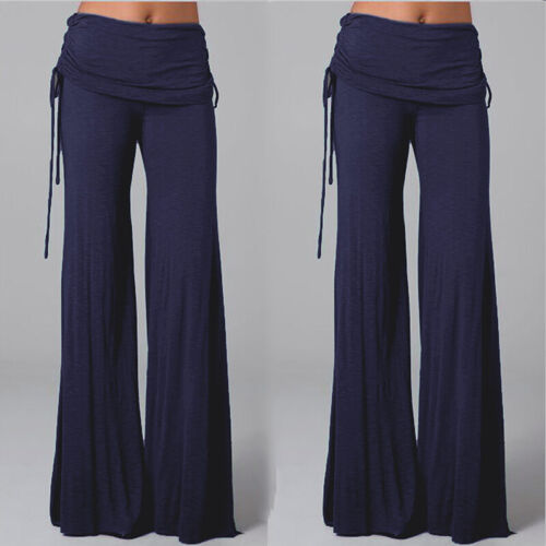 New hot selling loose flared pants, popular wide leg long pants for women - Picture 30 of 31