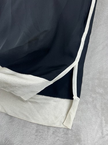 RAG & BONE LANGARM SEIDE HEMDBLUSENKLEID SCHWARZ/ELFENBEIN DESIGN GR. L leicht - Bild 5 von 12