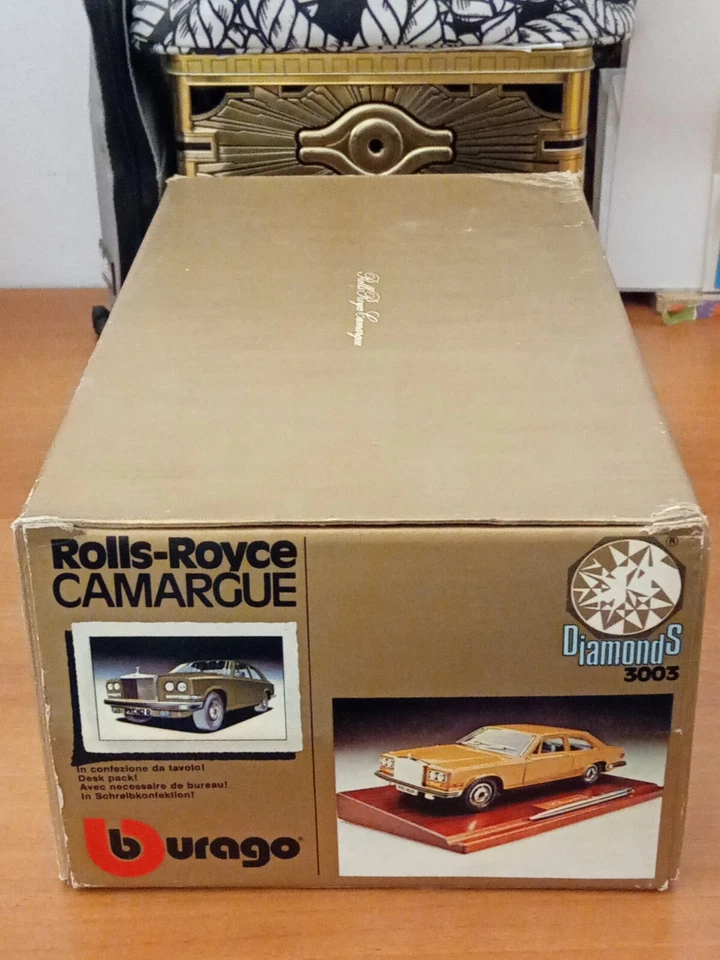 Burago 1:22, Rolls-Royce CAMARGUE. Serie Diamonds 3003. In Scatola Originale! - Immagine 4 di 4
