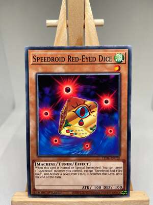 Speedroid Red-Eyed Dice - 1. Auflage LED8-DE012 - NM - YuGiOh