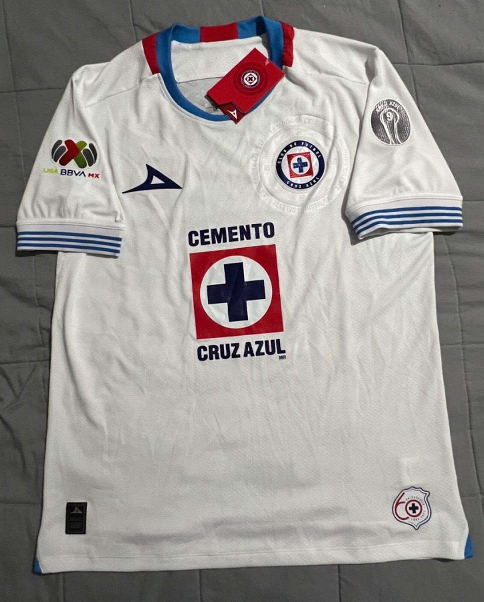 PIRMA CRUZ AZUL MEN'S JERSEY 24/25 VISITA PARCHE 9 COPAS Y LIGA MX