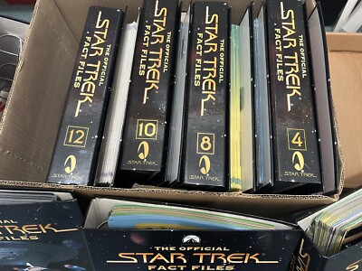 Star Trek Fact Files Volumes 1-12 Complete. *Collection Only