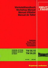 Werkstatt-Handbuch Deutz-Fahr - Getriebe TW 56 (D 6806 - D 7807)   Ausgabe: 1980