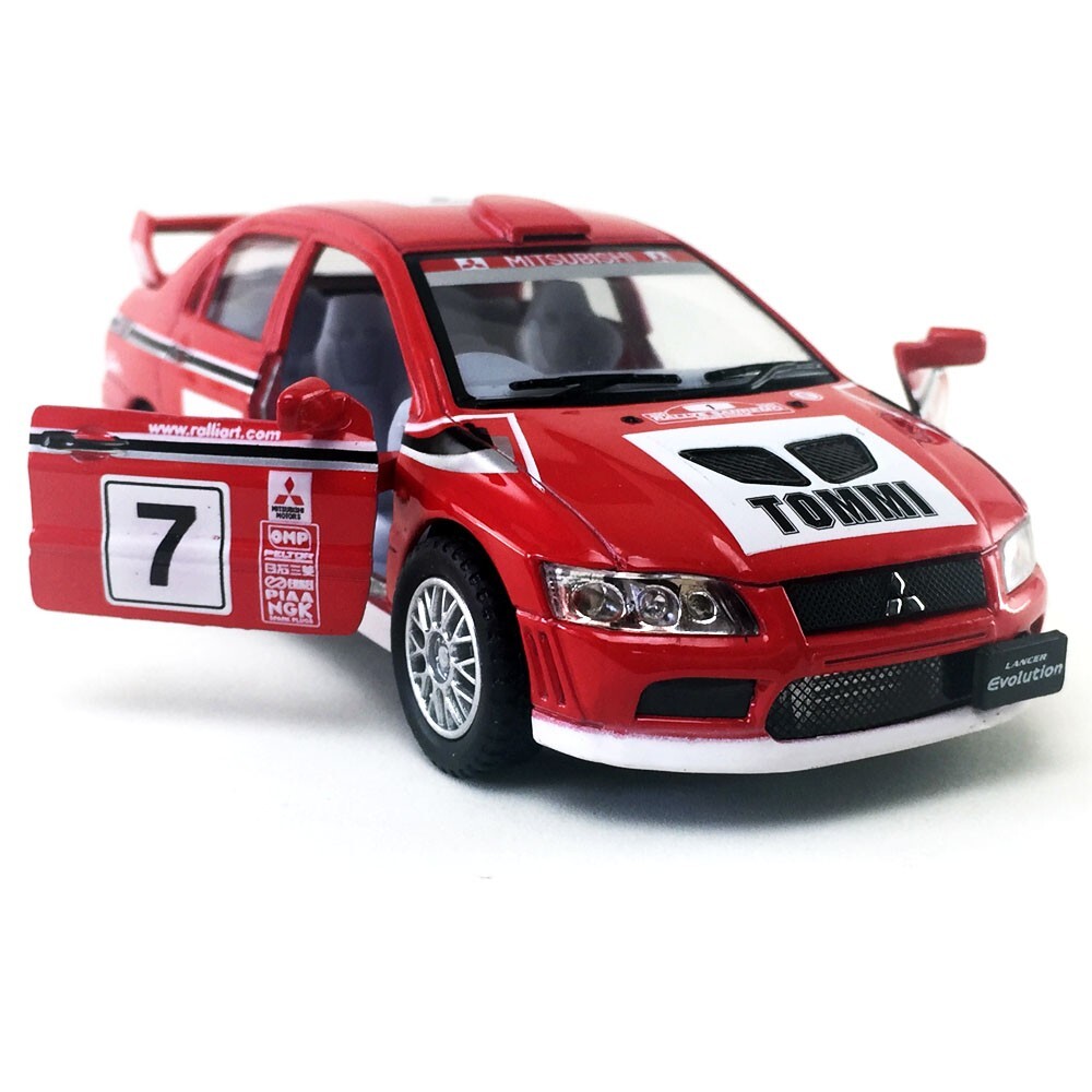 ミニカー Mitsubishi Lancer Evolution VII Optiona MITSUBISHI Lancer EVOLUTION VII Die-Cast Model Toy Car Kinsmart 1