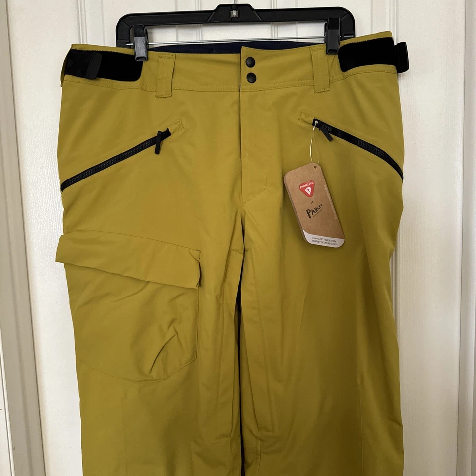 Pantalones de nieve aislados de dos capas Adidas Terrex Resort grandes para hombre oliva HC7738 NUEVOS Foto 2 de 4