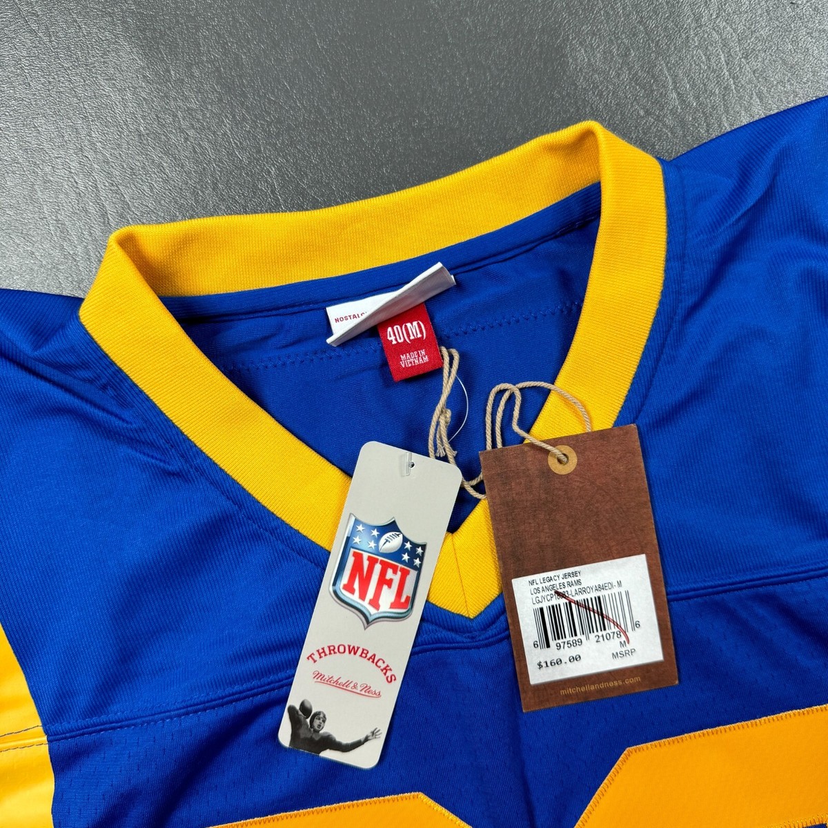 100% Authentic Eric Dickerson Mitchell Ness 1984 Rams Legacy
