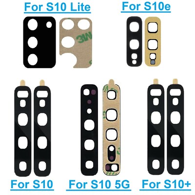 Für Samsung Galaxy S10 5G S10 Plus Lite S10e Kamera Linse Glas Ersatz x 2