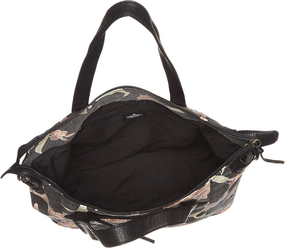 VOLCOM Ciao Bella Tote Tasche Handtasche black Flowers New NEUWARE PORTOFREI !! - Bild 4 von 4
