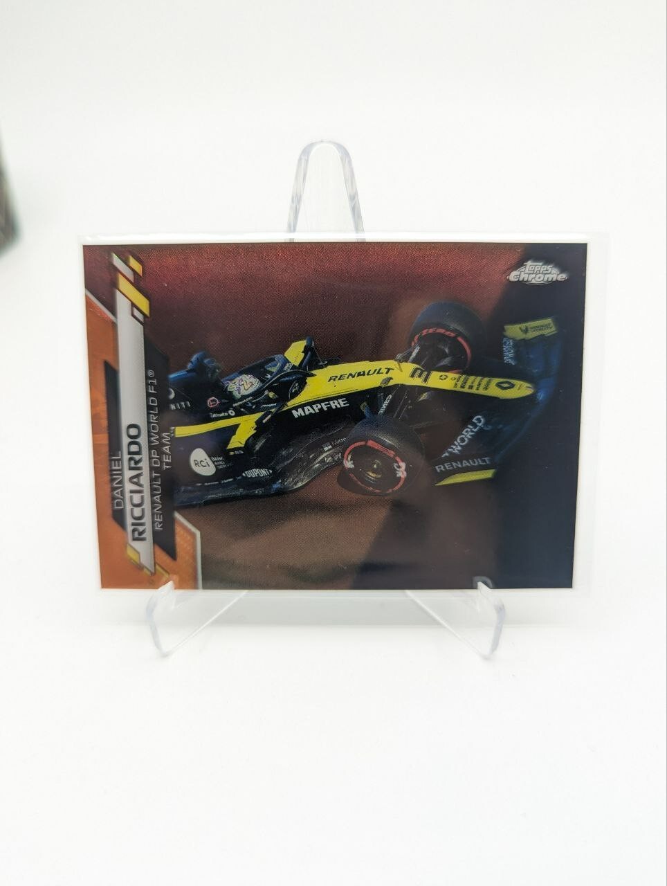 2020 Topps Chrome F1 DANIEL RICCIARDO Renault Red Bull Orange Refractor #/25 #29