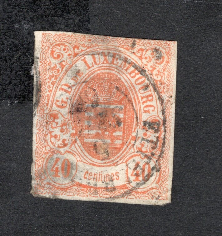 Luxembourg 1859 stamp Mi#11 START10%ONLY used  CV=360$