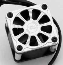 Powerhobby Twister 1/10 1/8 Motor Aluminum High Speed Cooling Fan - Silver
