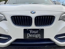 Engraved License Plate Vanity Tag Custom Personalized with YOUR DESIGN