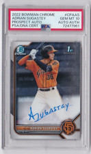 2022 Bowman Chrome Adrian Sugastey Giants RC Rookie AUTO AUTH PSA 10 GEM MINT