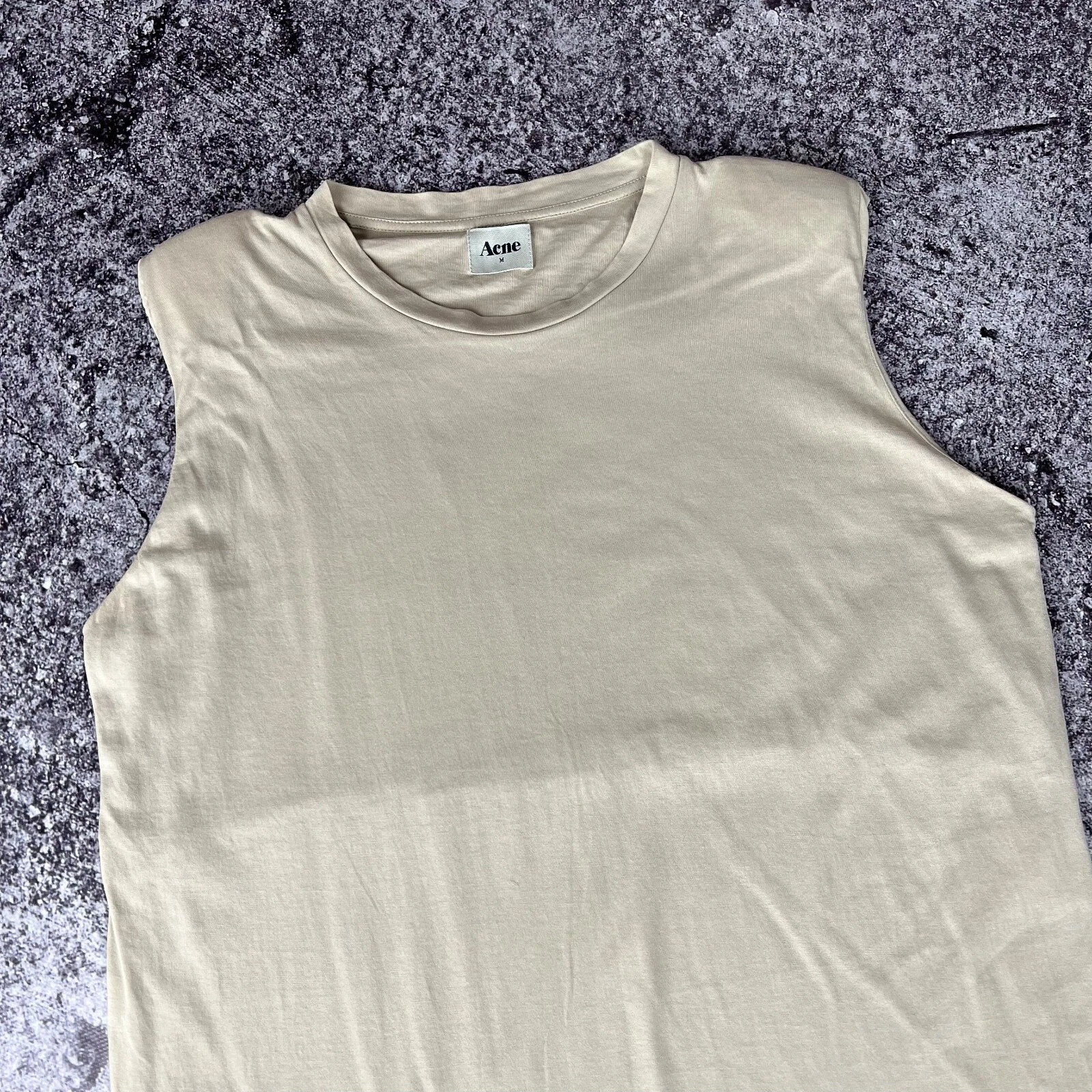 Abito Acne Studios Nero Leggero Df S S 09 Beige Taglia M