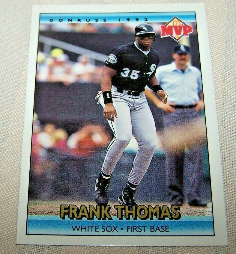 FRANK THOMAS 1992 Donruss McDonald's Canada MVP Baseball Card #2
