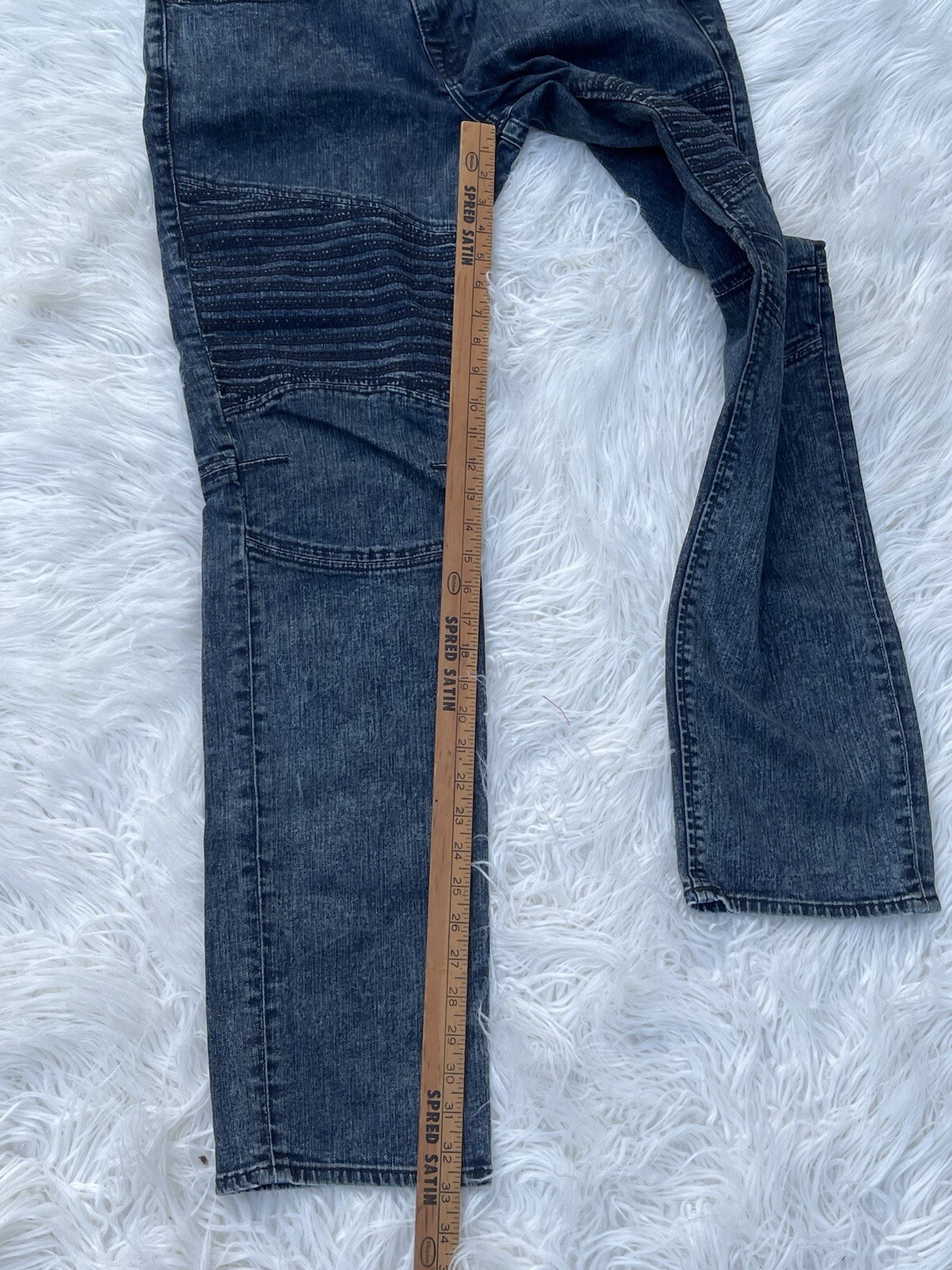 True Religion Geno Moto Relaxed Slim Jeans Denim Blue Size 32 thumbnail 14