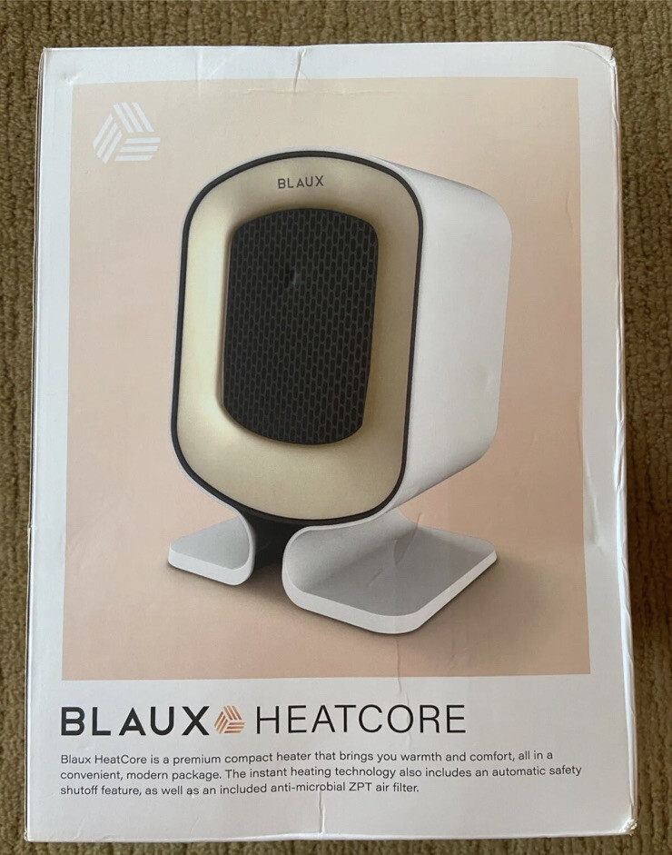 BLAUX Heatcore Space Heater - 1200W Energy-Efficient Portable Heater -New  Unopen 634730771291 | eBay