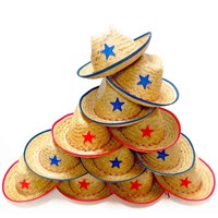Dozen Straw Cowboy Hats For Kids - Makes Great Birthday Party Hats For Boys A... on sale Dozen Straw Cowboy Hats For Kids - Makes Great Birthday Party Hats For Boys A... on sale