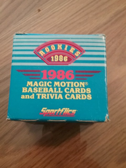 1986 Sportflics Baseball Cards